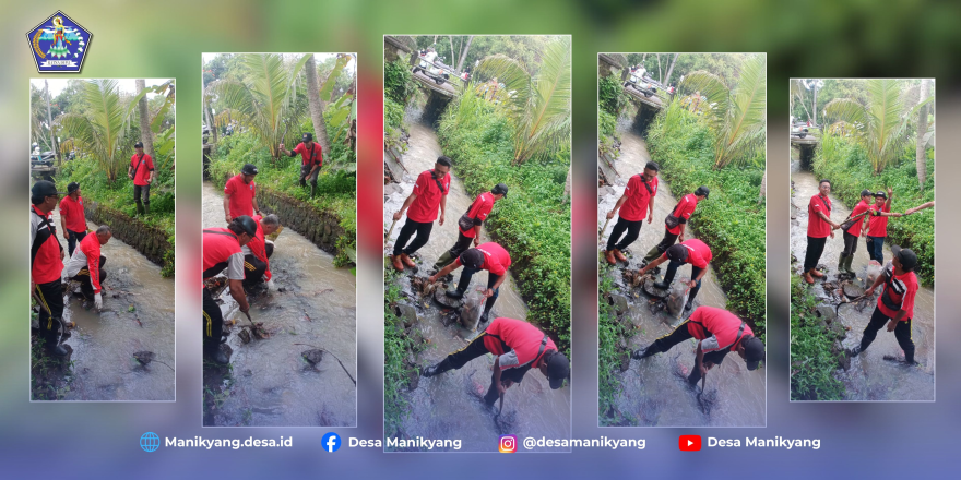 PEMERINTAH DESA MANIKYANG IKUTI PELAKSANAAN GREBEG SAMPAH SERENTAK DI 10 KECAMATAN KABUPATEN TABANAN